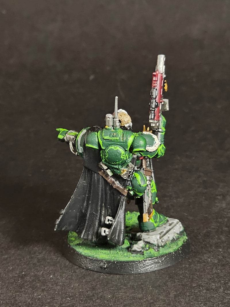 Painted and Based Captain in Phobos Armour. Back Side