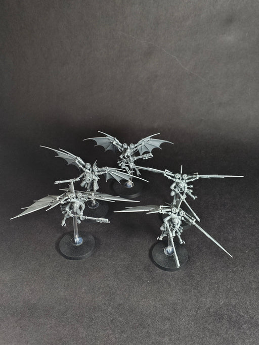 Built Adeptus Mechanicus Pteraxii Sterylizors. Front Side