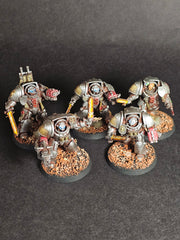 Five built and assembled Converted Grey Knight Terminators.

Painted and Based.