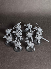 Built and assembled Grey Knights Strike Squad. (2)