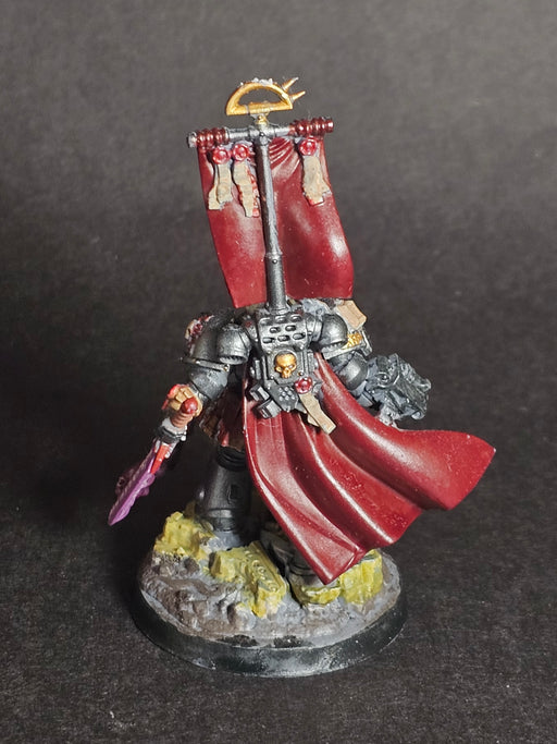 Built and painted Grey Knights Castellan Crowe.
Based. (2)
