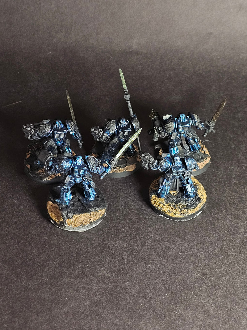 Built and assembled Grey Knight Metal Terminator Squad.

Partially painted and based. (2)