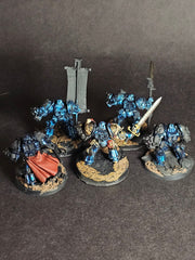 Built and assembled Grey Knight Metal Terminator Squad.

Partially painted and based. (2)