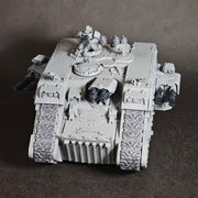Built and partially painted Space Marines Land Raider.
