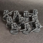 Built and primed Grey Knights Strike Squad. 2