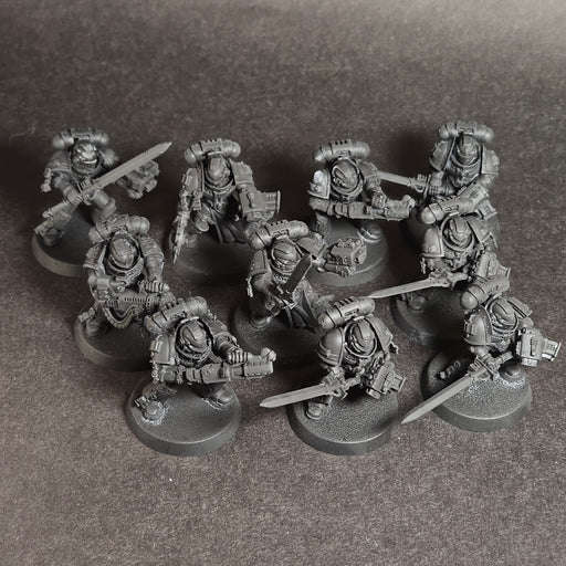 Built and primed Grey Knights Strike Squad. 2
