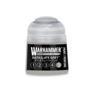 Small bottle of Warhammer Tone Pro in Dataslate Grey with the number five circled at the bottom.