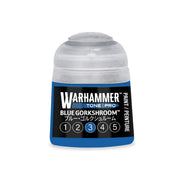 Blue Gorkshroom Warhammer Tone Pro paint pot featuring a selection dial numbered one through five with the third option highlighted.