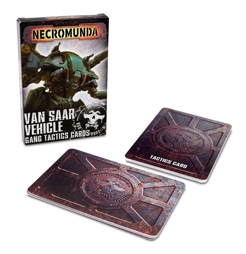 Necromunda:  Van Saar Vehicle Gang Tactics Cards