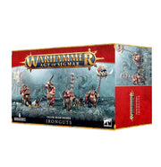 Box of Warhammer Age of Sigmar: Ogor Mawtribes - Ogor Gluttons miniatures, with Ogor figures, weapons, and Games Workshop branding.