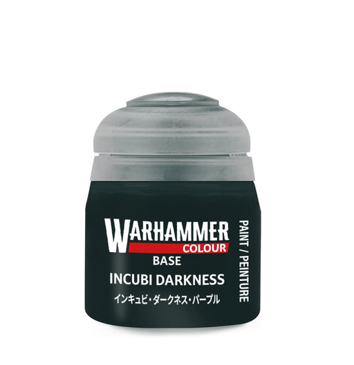 Warhammer Colour Base Paints: Incubi Darkness (12ml)