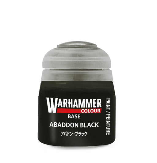 Warhammer paint 'Abaddon Black' 