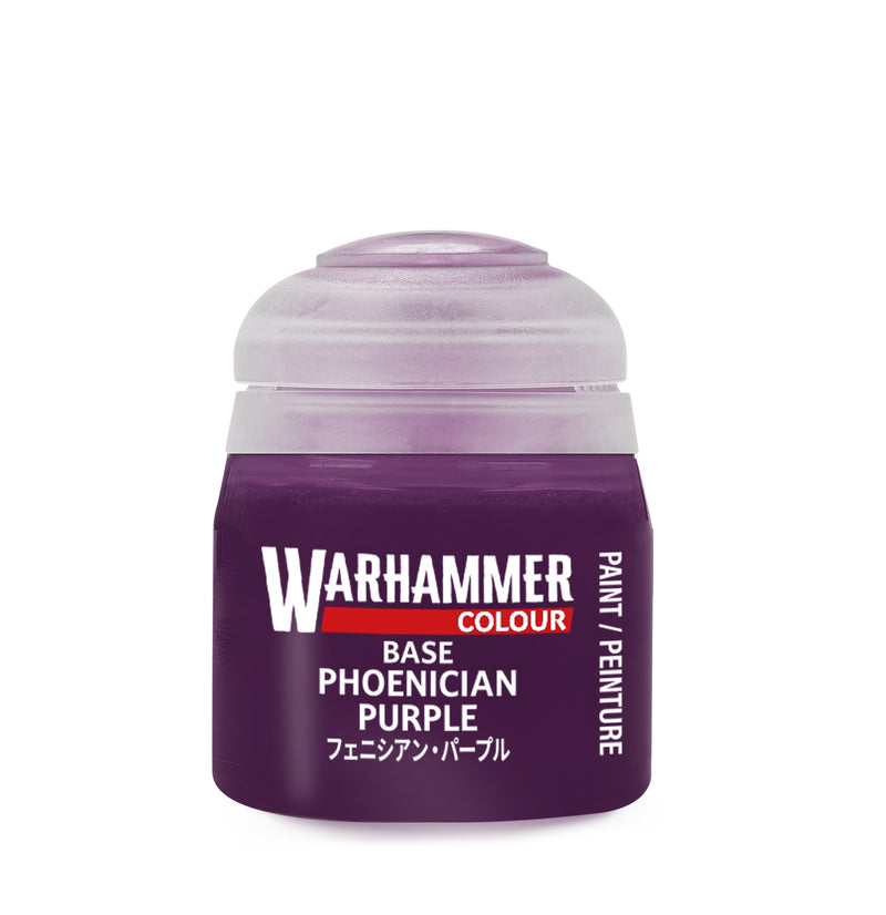 Warhammer Colour Base Paints: Phoenician Purple (12ml)