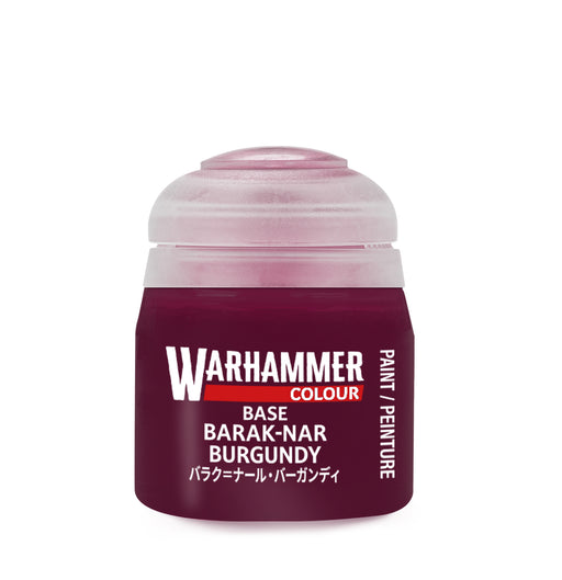 Warhammer Colour Base Paints: Barak-Nar Burgundy (12ml)