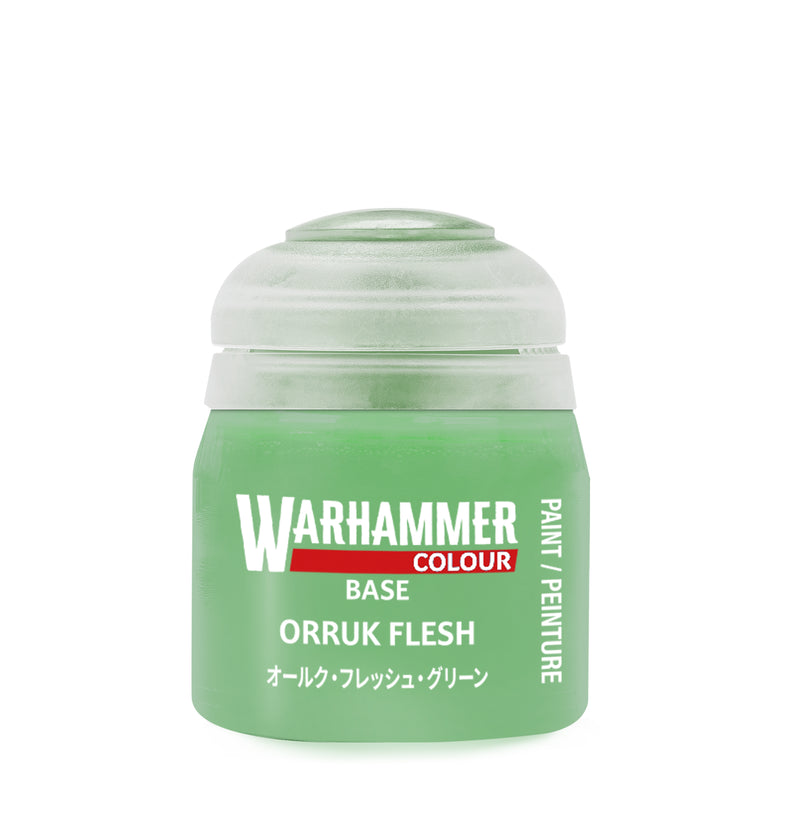 Warhammer Colour Base Paints: Orruk Flesh (12ml)