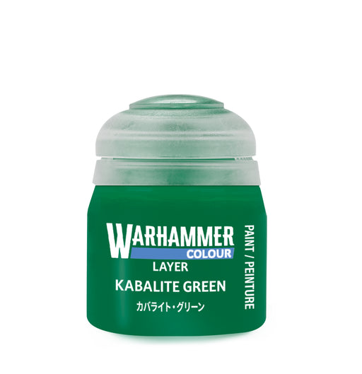 Warhammer Colour Layer Paints: Kabalite Green (12ml)