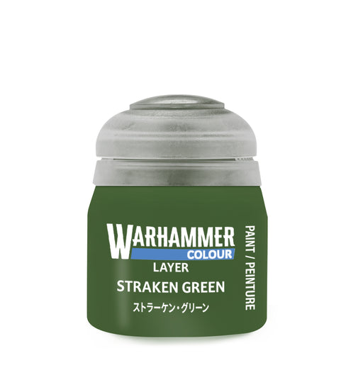 Warhammer Colour Layer Paints: Straken Green (12ml)