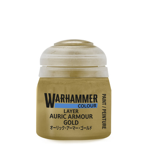 Warhammer Colour Layer Paints: Auric Armour Gold (12ml)