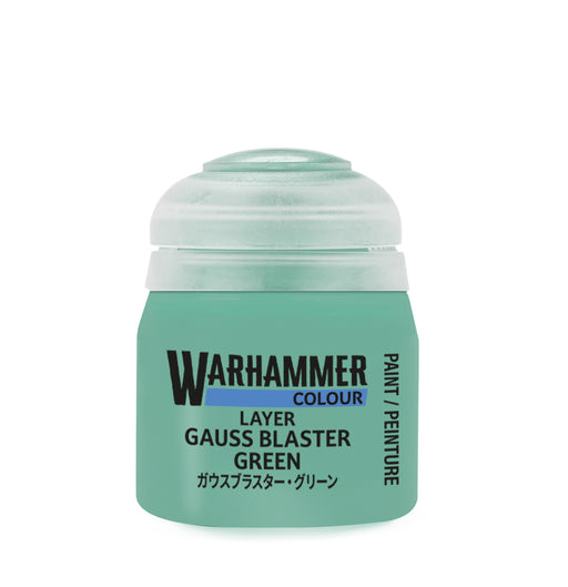 Warhammer Colour Layer Paints: Gauss Blaster Green (12ml)