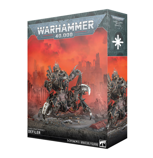 Warhammer 40,000 game box of Chaos Defiler