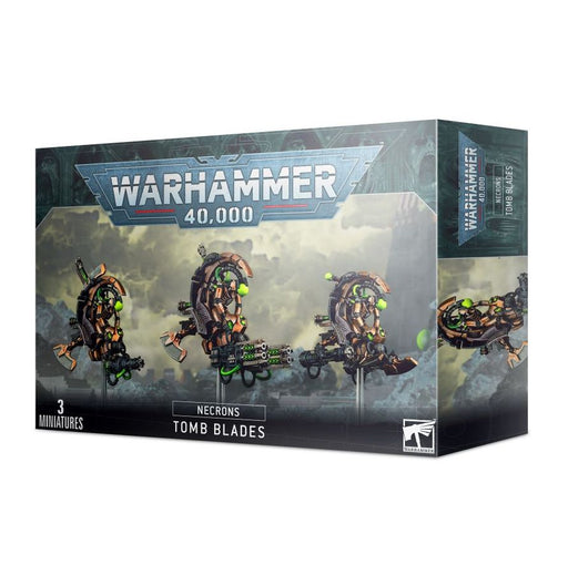 Warhammer 40,000 game box with Necrons Tomb Blades miniatures 