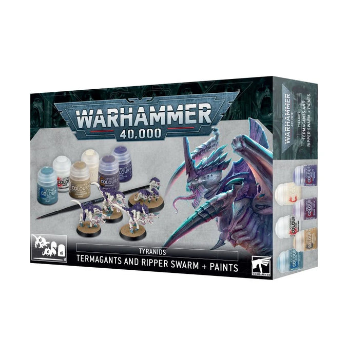 Warhammer 40k: Tyranids: Termagants and Ripper Swarm + Paints