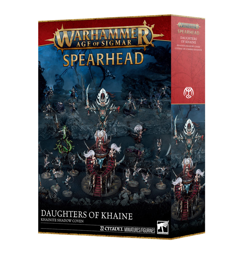 Warhammer Age of Sigmar Spearhead box set for Daughters of Khaine Khainite Shadow Coven