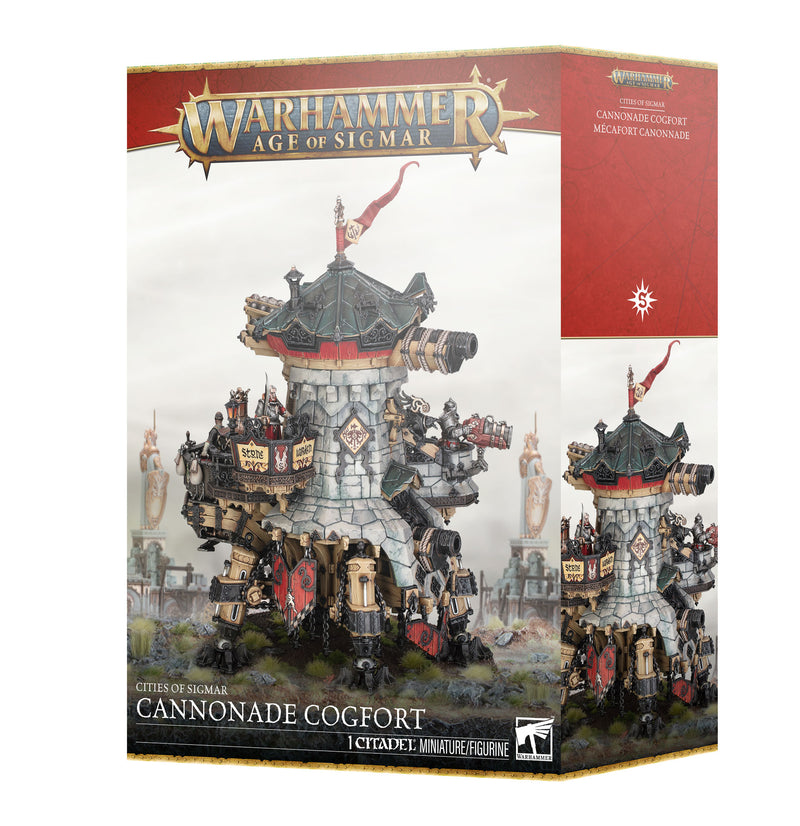 Warhammer Age of Sigmar Cities of Sigmar Cannonade Cogfort model 