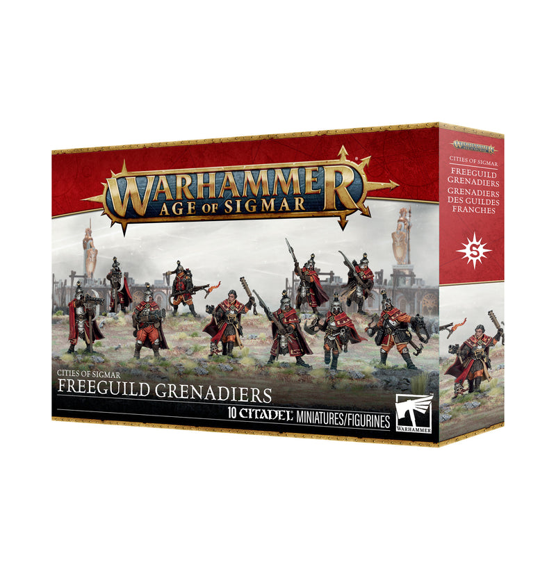 Warhammer Age of Sigmar Cities of Sigmar Freeguild Grenadiers box set