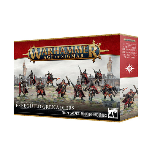 Warhammer Age of Sigmar Cities of Sigmar Freeguild Grenadiers box set