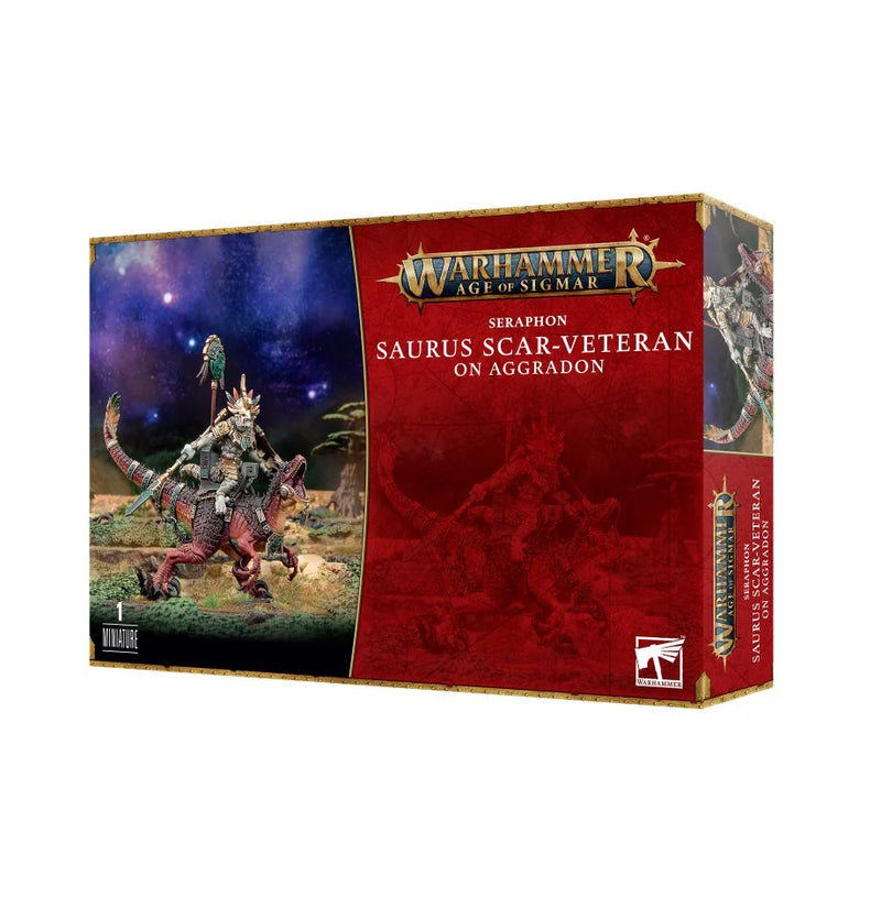 Warhammer Age of Sigmar: Seraphon - Saurus Scar-Veteran on Agradon