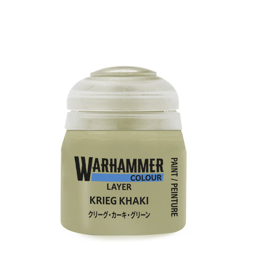 Warhammer Colour Layer Paints: Krieg Khaki (12ml)