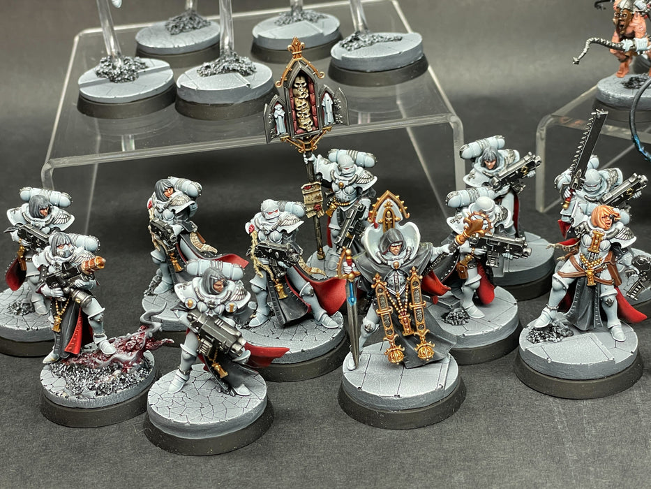 Used Warhammer 40k: Adepta Sororitas Force - Very Well Painted