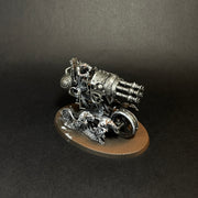 Assembled and painted Ratling Warpblaster.