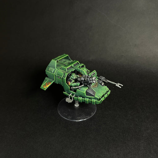 Well painted Salamanders Land Speeder.

Table ready.

Listing 2.
