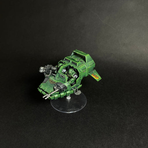 Well painted Salamanders Land Speeder.

Table ready.

Listing 2.