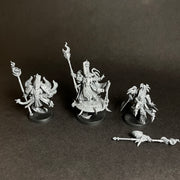 Assembled Exalted Sorcerers.

One Broken Arm.

One needs attaching to base.
