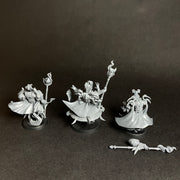 Assembled Exalted Sorcerers.

One Broken Arm.

One needs attaching to base.