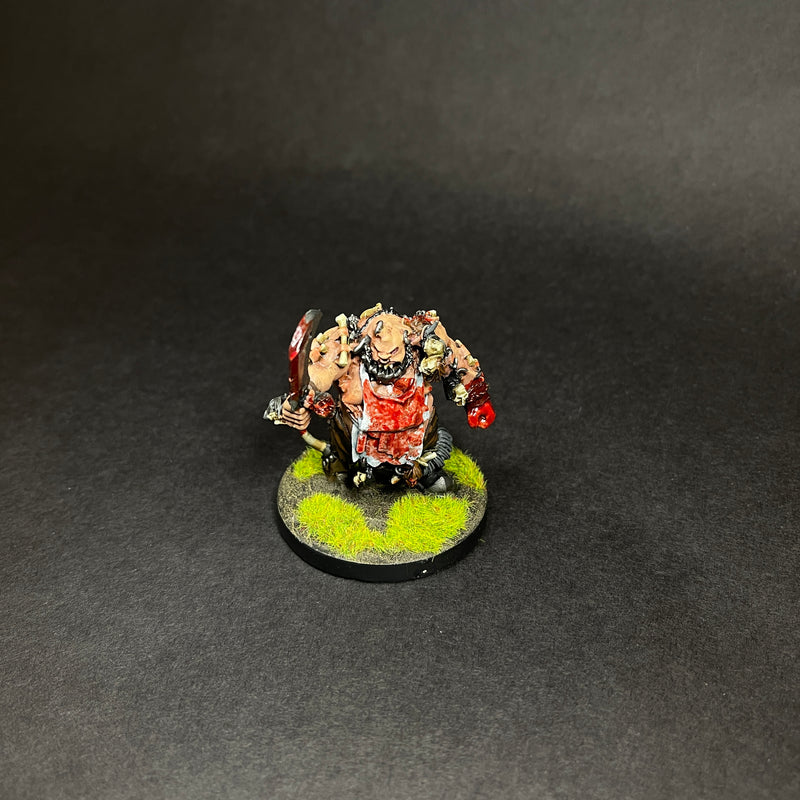 Painted and Based Metal Ogre Butcher.

Out of print.
