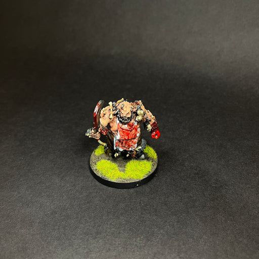 Painted and Based Metal Ogre Butcher.

Out of print.