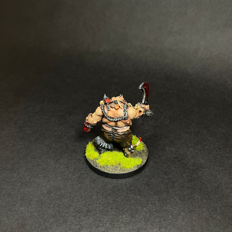 Painted and Based Metal Ogre Butcher.

Out of print.