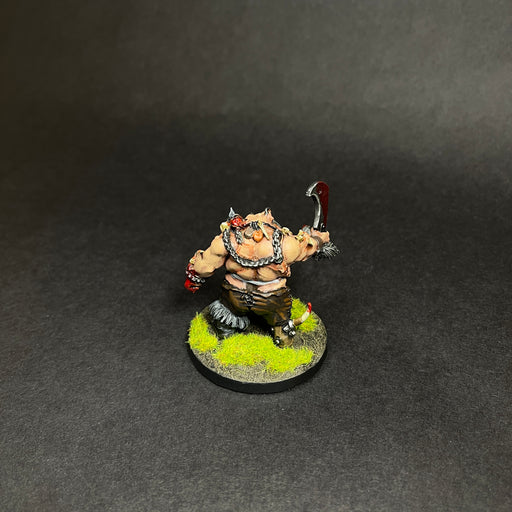Painted and Based Metal Ogre Butcher.

Out of print.