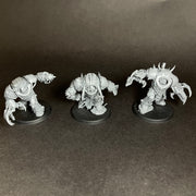Built Chaos Space Marines Mutilators.