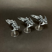 Assembled Drukhari Reavers with stand.

Listing 2.