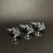 Assembled Drukhari Reavers with stand.

Listing 3.