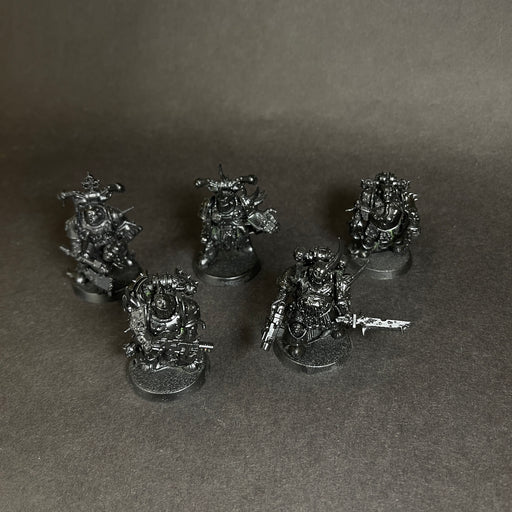 Description:

Primed Death Guard Plague Marines.

5 figures total.

Listing 1.