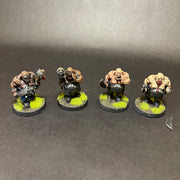 Based and Painted Ogor Mawtribes Gluttons. (x4)

Sword needs Reattached.

Listing 2.