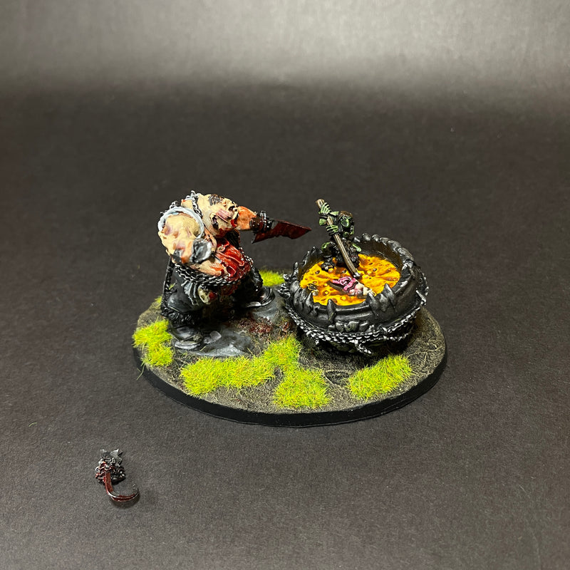 Metal, Based, and Painted Slaughter Master.

Broken Hook.

Golbin and Ogor Loose.