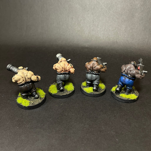Painted and Based Ogor Mawtribes Leadbelcher.&nbsp;

Listing 2.