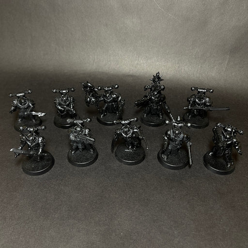 Primed and Assembled Chaos Space Marines Nemisis Claw Killteam.